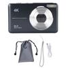 4K Digital Camera HD 8MP 18X Zoom Auto Focus Compact Camera for Student 2.4 Inch Screen