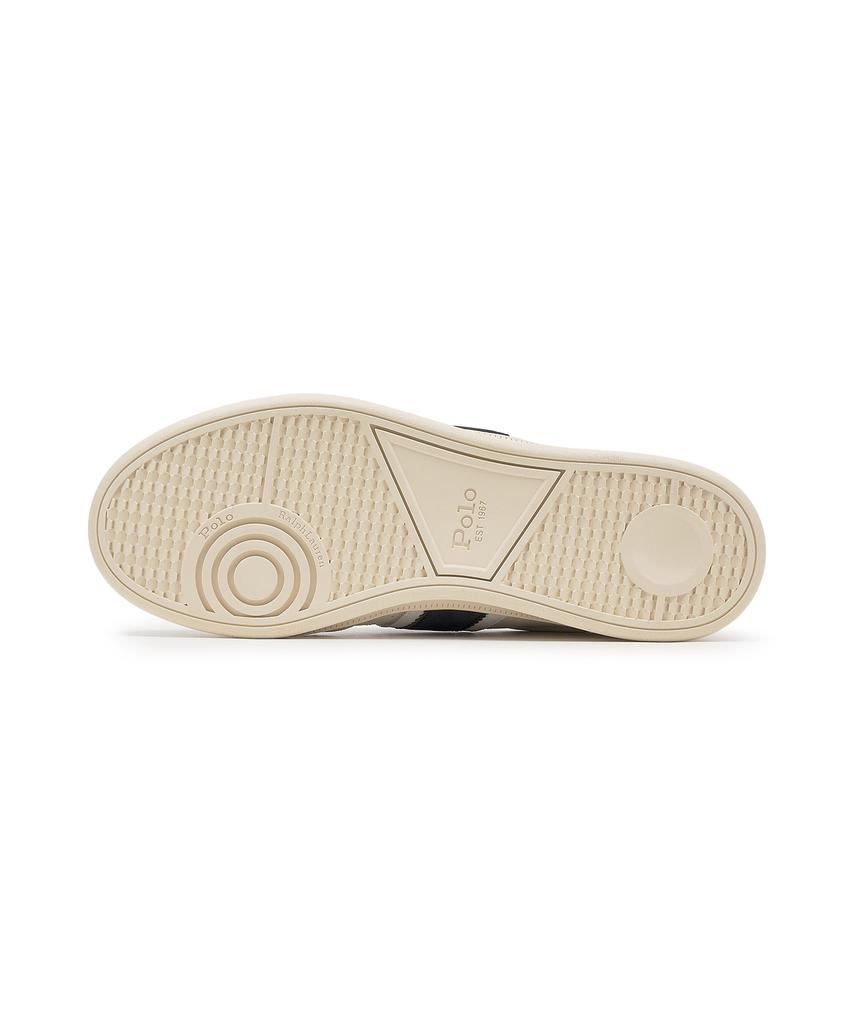Polo Ralph Lauren Heritage Aera Leather Suede Sneakers - White