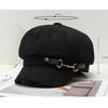 Autumn Winter Painter's Hat Women Octagonal Hat Newsboy Cap