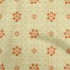 Tissu Coton Flex Marron Clair Tissu Floral pour Couture Par Mètre Imprimé Fournitures de Couture pour Vêtements DIY 40 Pouces
