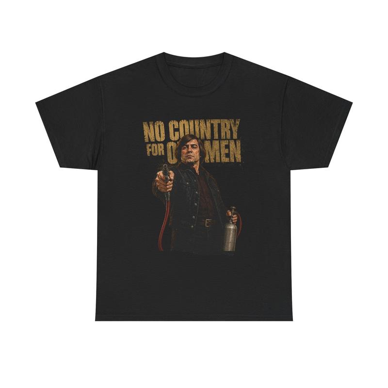 Tričko s grafikou No Country for Old Men | Filmový citát, Vintage plakát Unisex tričko