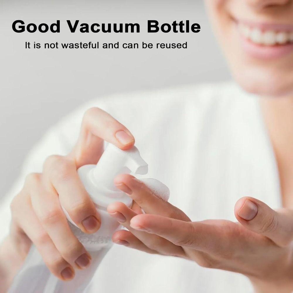 Clear Foam Pump Bottle Plastic Empty Soap Bottle Portable Foaming Dispenser  Travel Cleaning