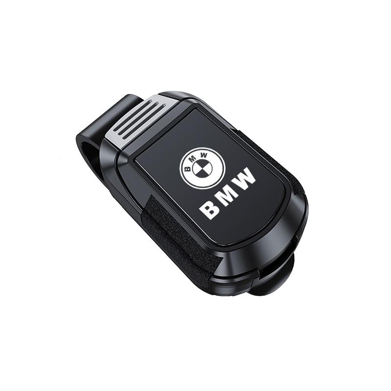 Car Sun Visor Glasses Clip Sunglasses Storage Bracket Keychain For BMW X1 X2 X3 X5 X4 X6 X7 iX3 F20 F10 F07 E70 E46 E90 E92 E60