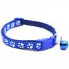 Stylish Pet Collar with Paw Prints, Bells and Adhesive Stickers, Ideal for Cats and Small Dogs