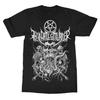 T-shirt unisexe Coton Surdimensionné Grande Taille Thy Art is Murder Crâne de Riddick pile T-shirt