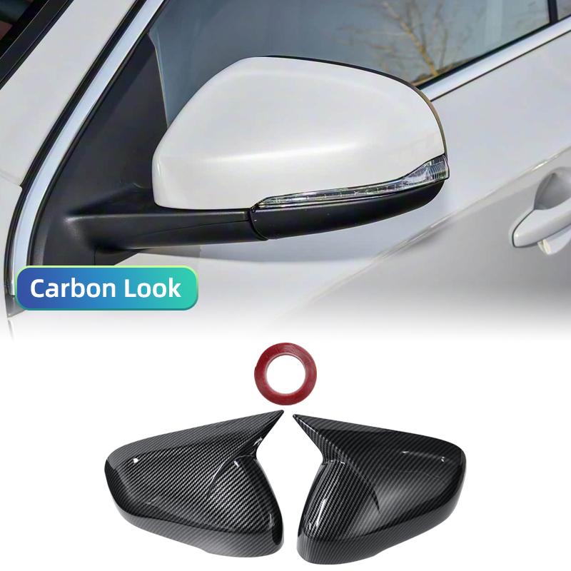Pair Car Side Rearview Mirror Cover For Volvo V40 V60 S60 T5 T6 2011-2019 31402628 31402636 Mirror Caps Trims