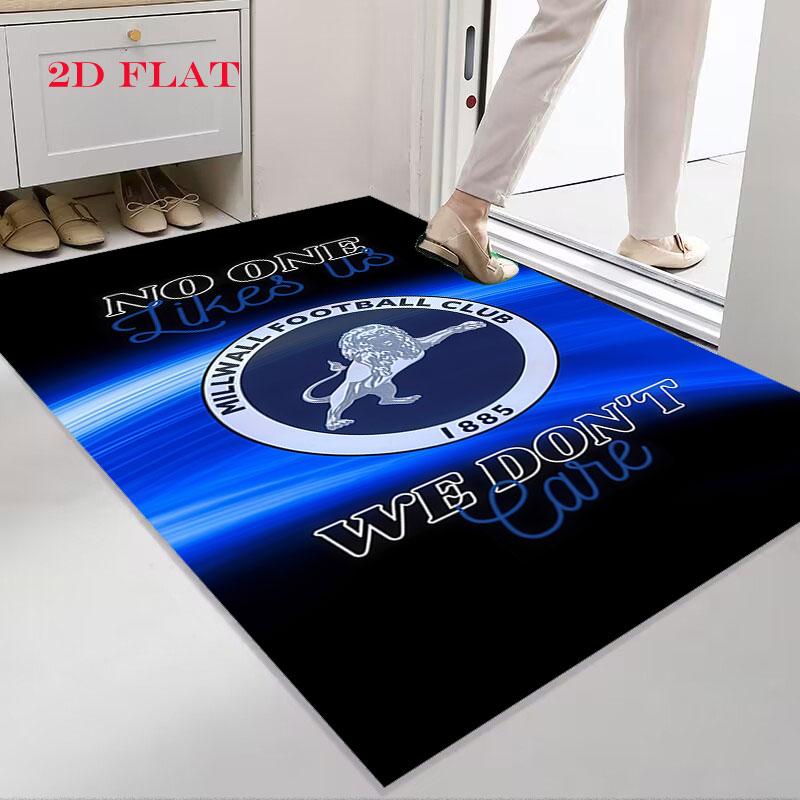 Millwall F.C. logo Poster Tapijt Vloerkleed voor Woonkamer Slaapkamer Huisbank Decoratie, Kinderen spelen Antislip Vloermat