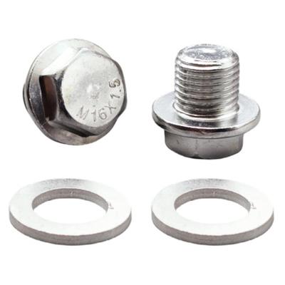 M16*1.5mm Śruby spustowe 2 szt. Zamiennik śruby spustowej miski olejowej samochodu