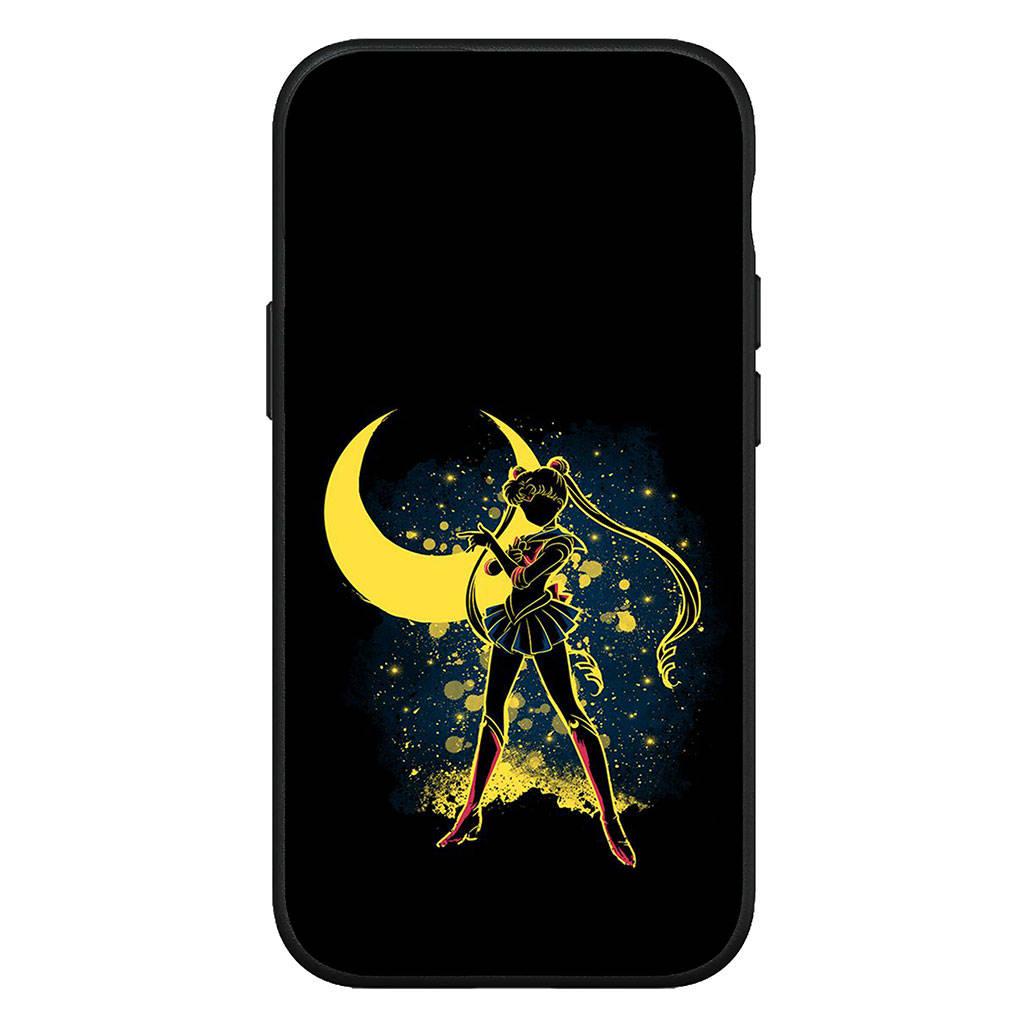 Hülle für iPhone 16 15 Xiaomi Redmi Note 14 13 12 11 Pro Max X 8 16e Samsung Galaxy S25 S24 S23 Moto OPPO Huawei Katze Sailor Anime Moon Niedliche Handyhülle