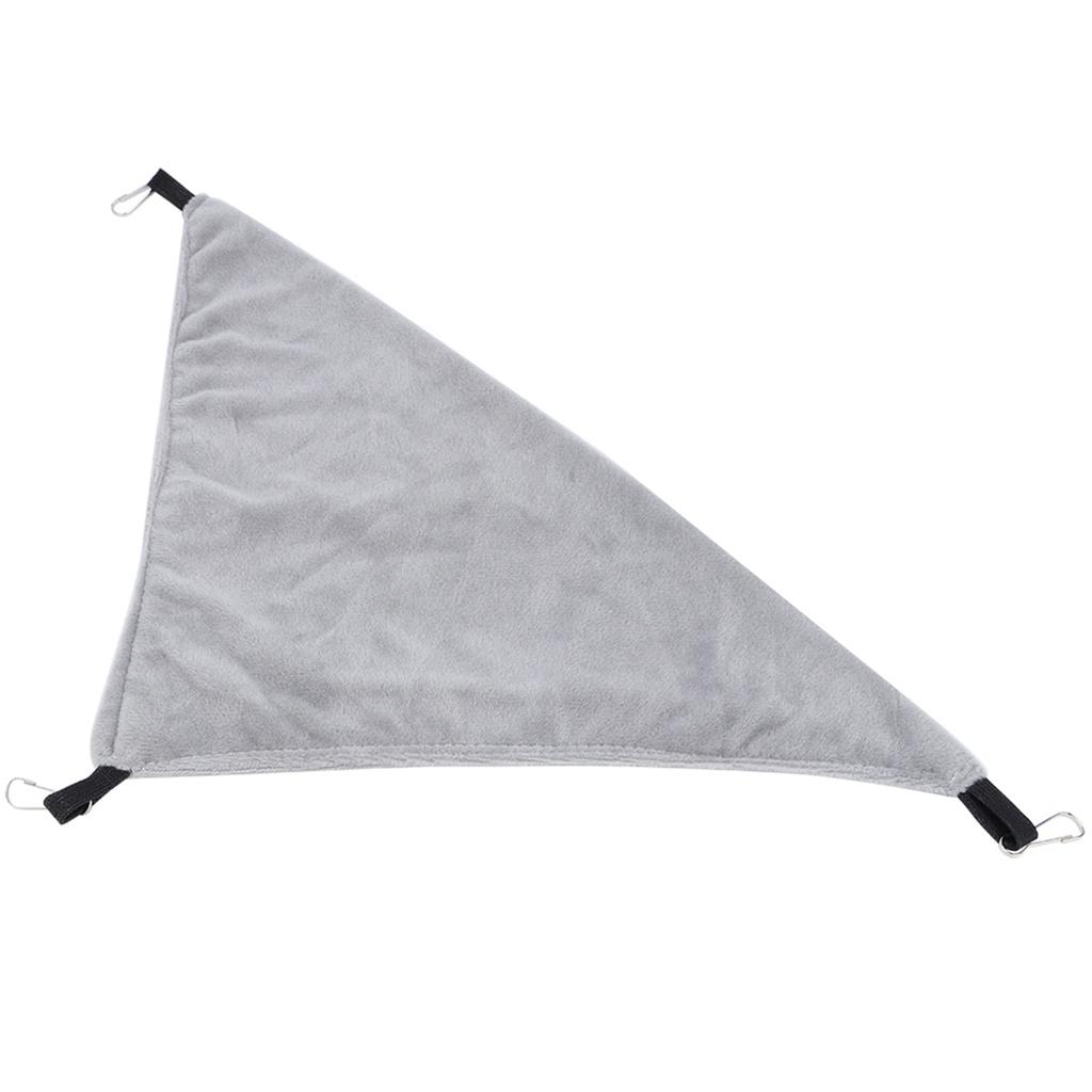 Small Pet Hammock Hanging Bed for Hamster Sugar Glider Guinea (gray)
