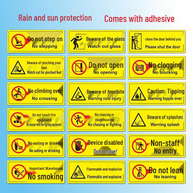 Caution Electric Shock Warning Sign