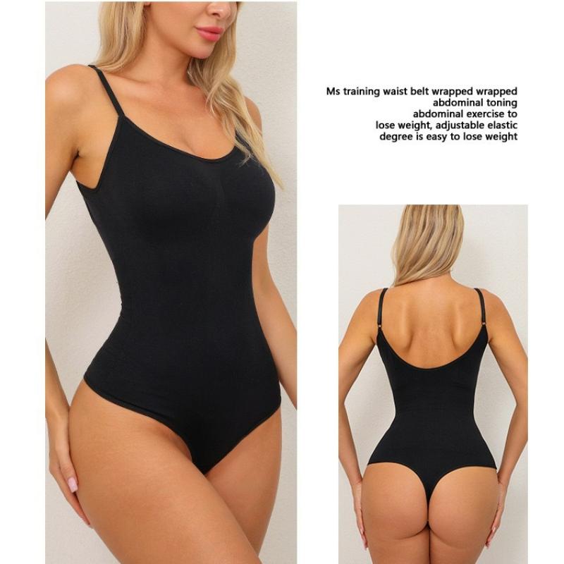 Body feminino sem costura modelador biquíni T-Bone macacão cintura controle barriga controle suspensório espartilho S-3XL bodysuit