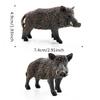 Realistic Boar Animal Model Simulated Wild Pig Action Figures Educational And Collectible Toys For Animal Lovers Birthday Gifts