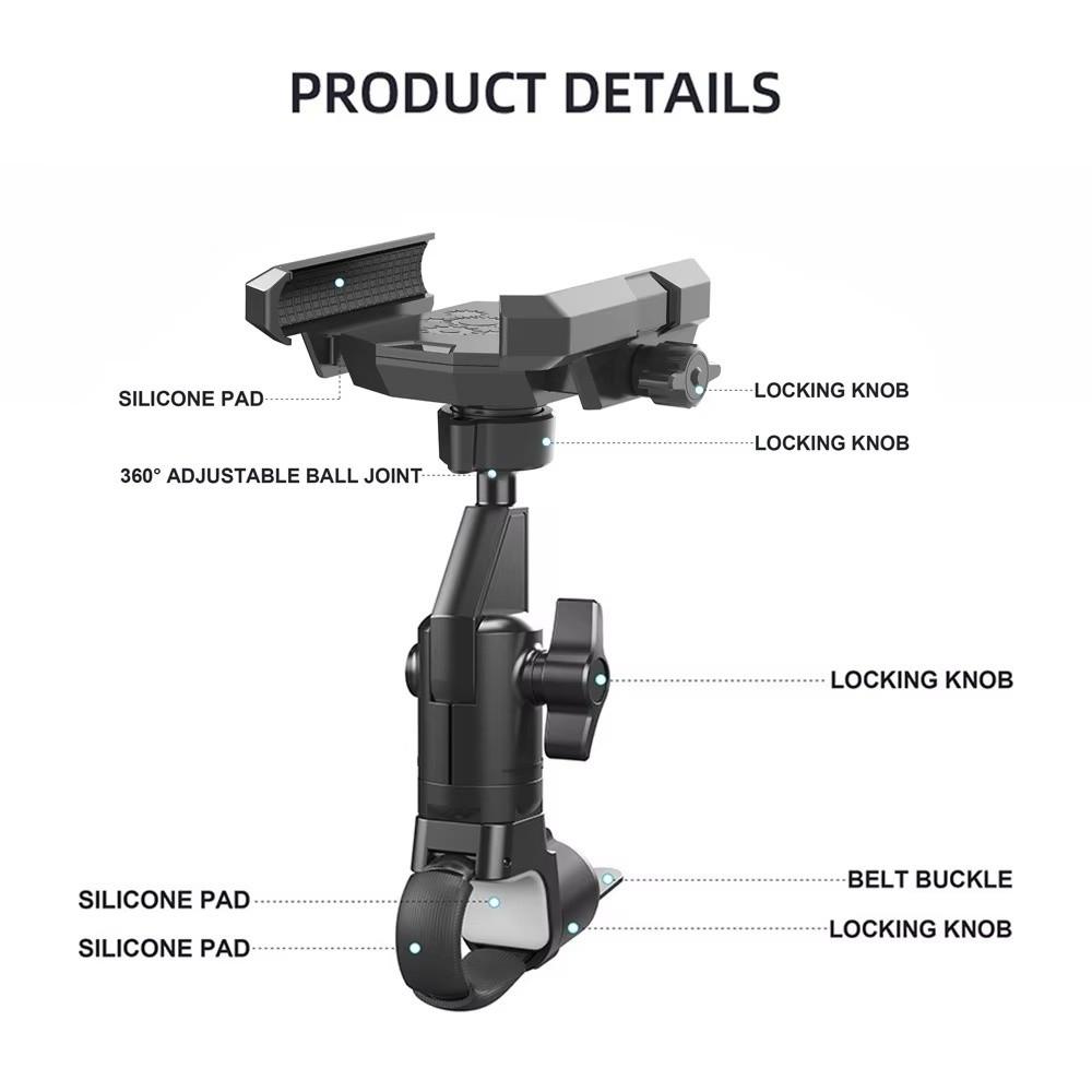 360 Degree Rotation Bicycle Phone Mount Scooter Phone Holder  For Bicycle Riding
