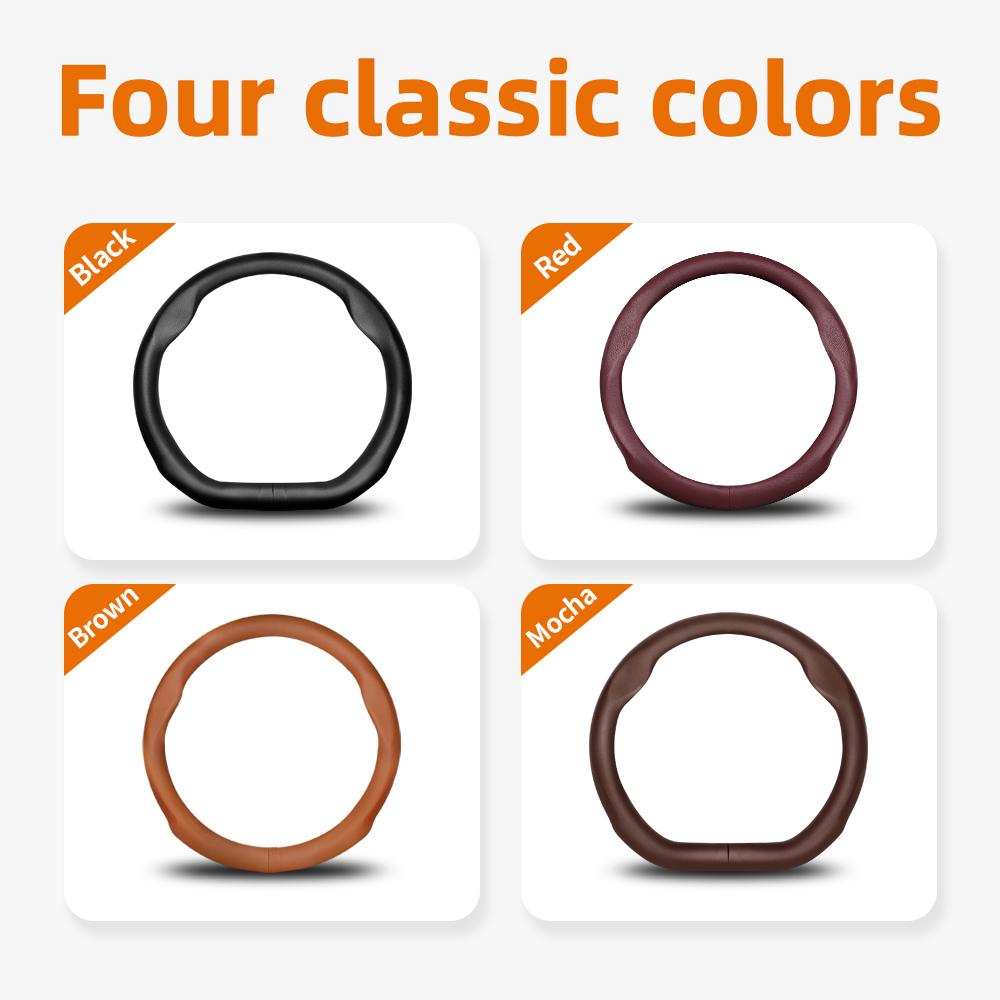 Yxkpz10 Suitable for Nissan Ultra-Thin Breathable Leather Steering Wheel Cover Suitable for Qashqai J10 J11 March Terrano2 Pathfinder R51 Note E12