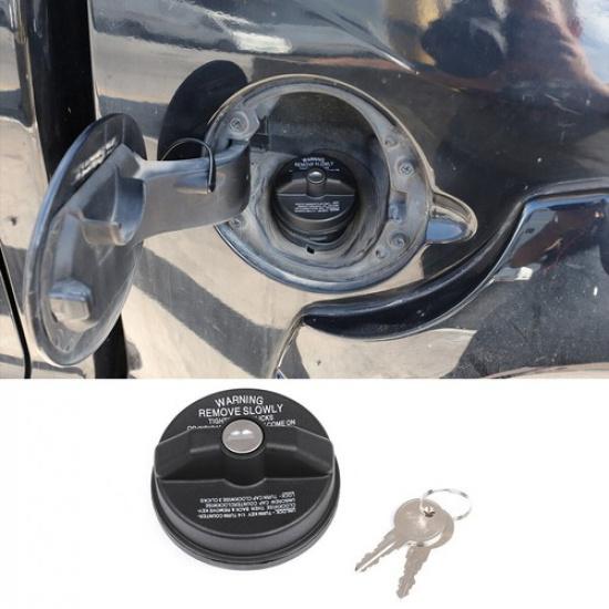 Car Fuel Tank Cap Oil Box Cover With Key Lock For Toyota Tundra
