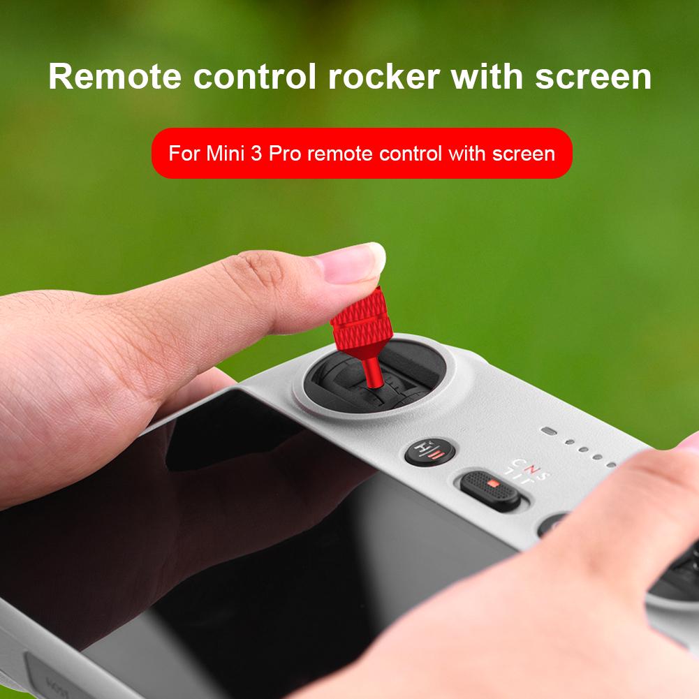 Aluminum Alloy Joystick Rocker Wear Resistant Remote Control Joystick Rocker Stick Protector Rod Lightweight for DJI Mini 3 Pro