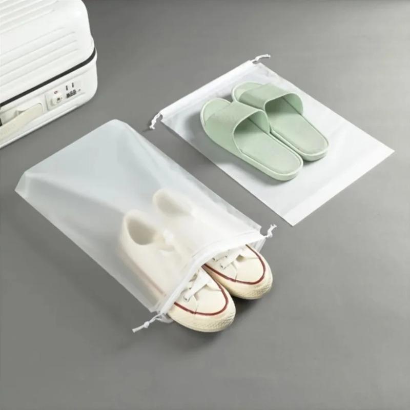 10/20Pcs Waterproof Drawstring Storage Bag, Ideal for Matte Travel and Finishing - Suitable for Clothes, Shoes, Cosmetics