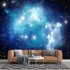 Universe Wallpaper Blue Starry Sky Wall Mutals Stars Space Galaxy Wallpaper