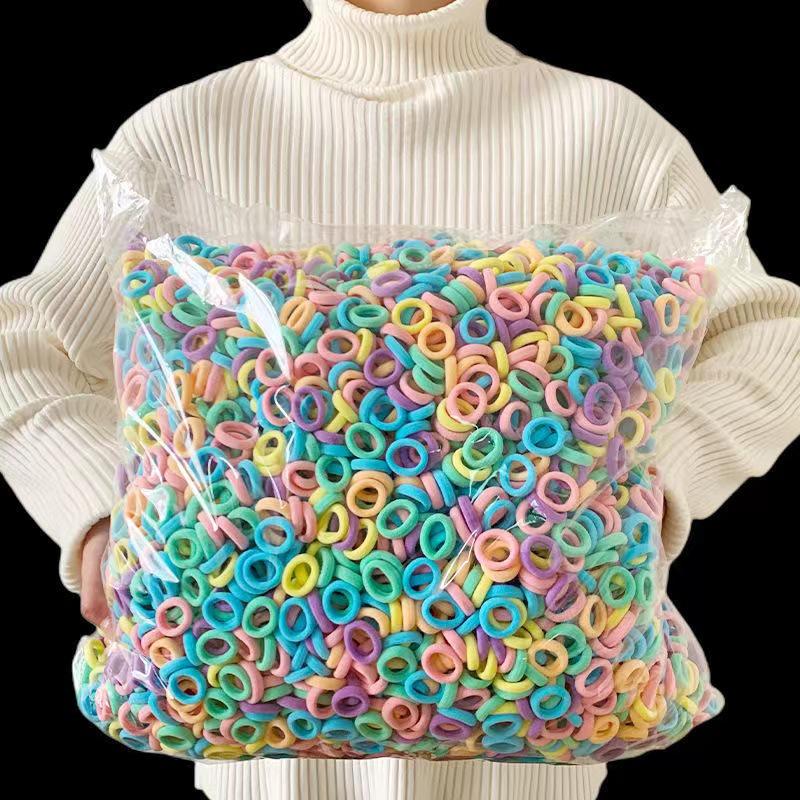 Small 2023 Baby Hair Ring: Cute Rubber Band Hair Accessories for Girls
