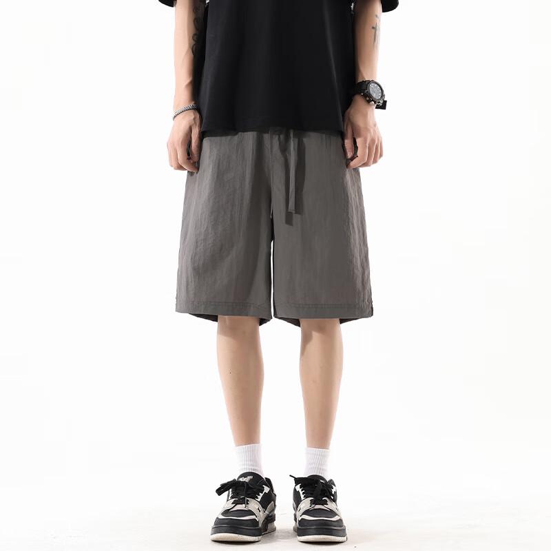 Luomeng Men's Summer Casual Drawstring Shorts