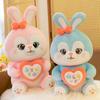 Heart-Hugging Rabbit Plush Toy Doll Cute Bunny Throw Pillow For Girls, Couples, Girlfriends, Birthday Gifts