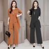 3-delige dames sets herfst winter mode vest+top+broek dunne mode dames driedelige set dames set kleding