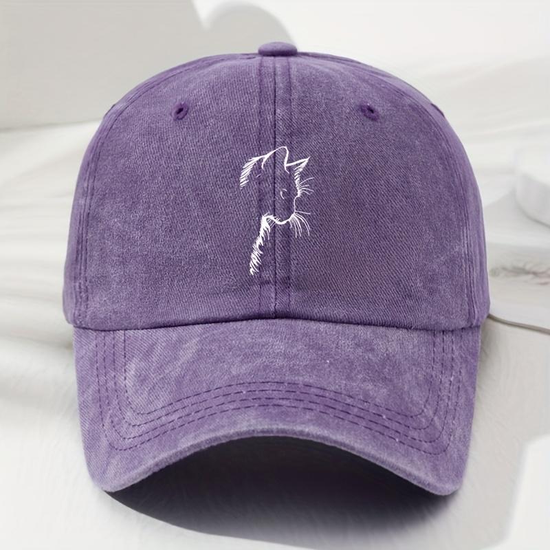 Unisex Vintage Katzenohr Baseballkappe Trendige Marke AllMatch Lässig Bequem Atmungsaktiv Sonnenhut Outdoor Sport Fischerhut Anzeige