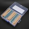2600PCS 1 Ohm-3M Ohm Resistor 1/4w Metal Film Resistor Set Metal Film Resistor Kit  Circuit Building