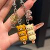 Ciondoli Portachiavi Orsetto Carino Kawaii Anime Portachiavi Accessori Per Chiavi Zaino iPhone 17Promax Airpods Ins Corea Nuovo Y2K