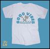 Good Vibes Beach White T-shirt Florida California Island Sunsets and Waves Surf