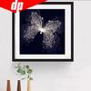 5d Diy Broderies Diamants Geschenk „Weißer Schmetterling“ Diamant-Mosaik-Gemälde voller Diamant-Stickerei