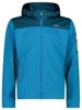 CMP Light Softshell Jacket with Detachable Hood (39A5027) Man Jacket Zip Hood (39A5027) Reef-deep Lake