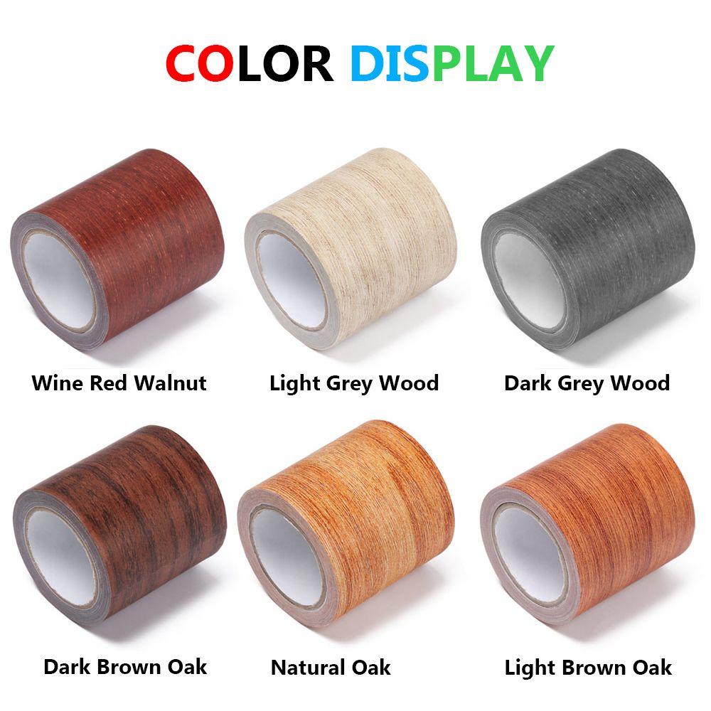Self-adhesive Furniture Repair Tape DIY Mildew-proof Door Decals Waterproof Realistic Wall Waist Line Home Decoration