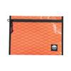 Flowfold Recycled Sailcloth Voyager Zipper Pouch L Lightweight Travel Pouch CarrotSailcloth - fflrtp331-JP