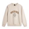 Li Ning Basketball Series Pullover Round Neck Loose Long Sleeve Sweatshirt Men Sweatshirt Oatmeal-Gray AWDU277-6