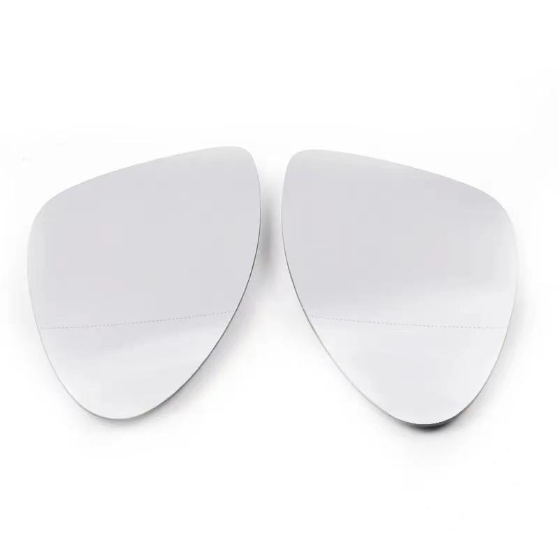 Compatible Rearview Mirror Lens for 2015-2017 Porsche Cayenne - Heated Replacement Lens