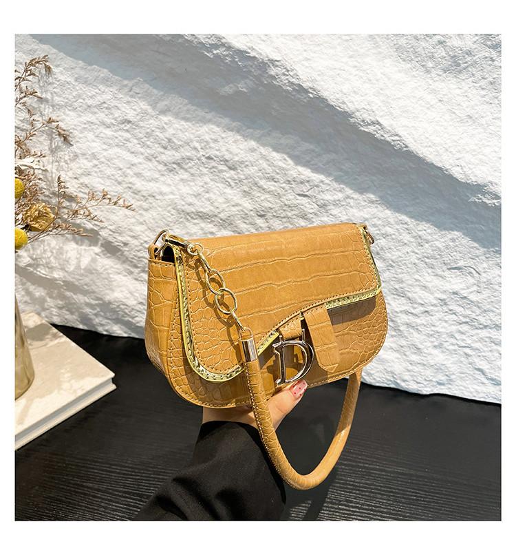 Chic Small Shoulder Bag For Women Stylish Chain Design Versatile Pu Leather Crossbody Bag