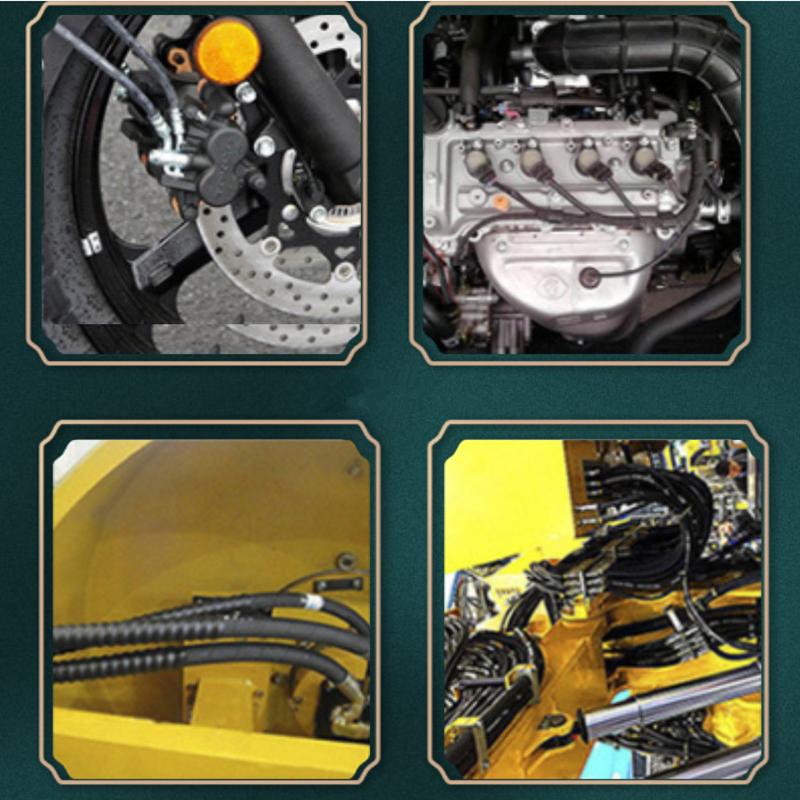 1M High Temperature Oil Resistant Car Gasoline Hose NBR Rubber Fuel Tube Motorcycle High Pressure Diesel Pipe Water Cooling Pipe