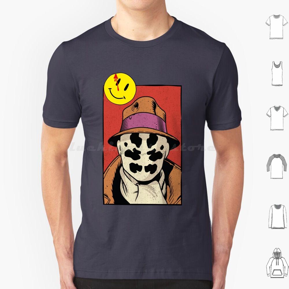 WatchmenRorschach T Shirt 6xl Cotton Cool Tee Rorschach Watchmen Comics Vintage Classic Retro Textured Comic Walter Joseph