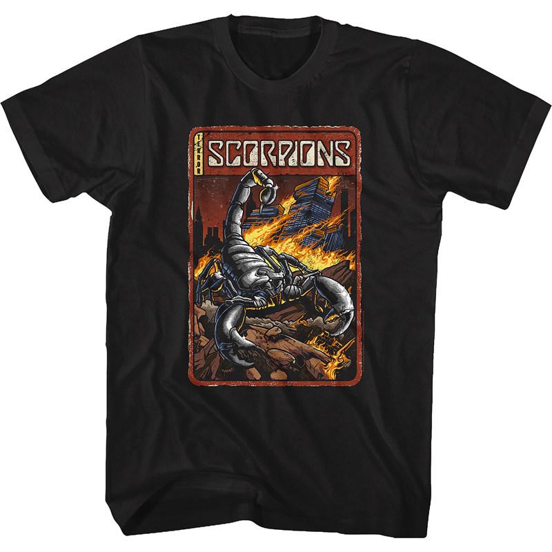Scorpions 1984 Casual Tshirt Luxury Brand for Men and Women Top