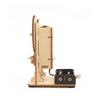 Stem  Wooden Mechanical Gear Diy 3D Puzzle Science Stem Model Building Kits Laser Cutting Action By Clockwork Gift Toys For Kid