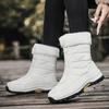 High-end Women Winter Snow Boots for Waterproof Sneakers Warm Non-slip Boots Outdoor Female Hiking Boots Work Shoes Botas Mujer