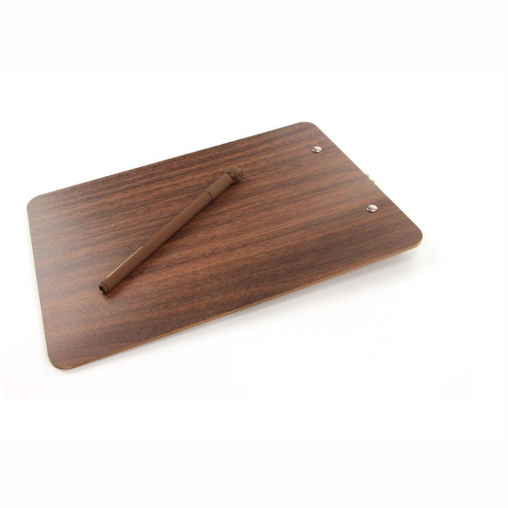 Wooden Clipboard A4/A5 Writing Pad High Quality Menu Contract Clamp Office School