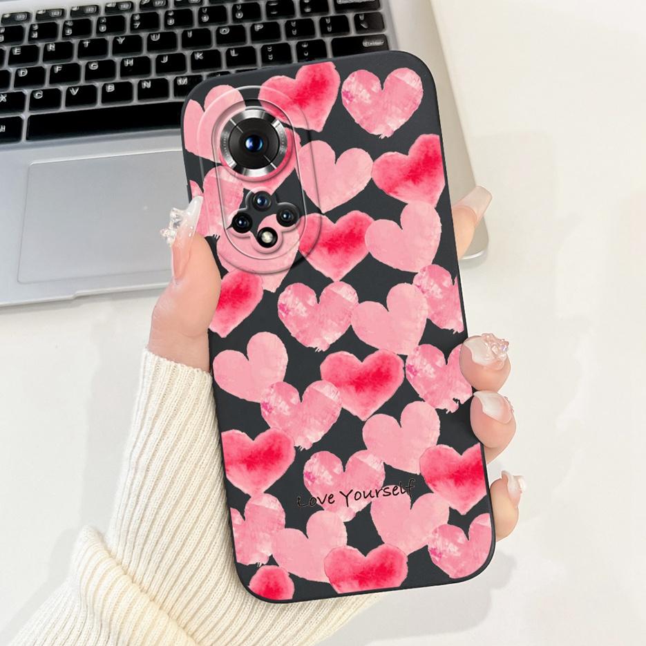 For Honor 50 Pro Case RNA-AN00 Fashion Candy Painted Cover Soft Silicone Matte Phone Case For Honor 50 Honor50 Pro Fundas Bumper