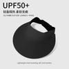 Sunscreen hat summer female sunshade UV protection empty top vinyl shell hat large brim sunshade face outdoor cycling hat