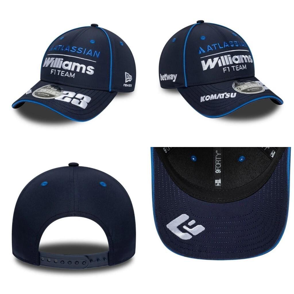 Casquette de course Trendy 4S: Casquette de baseball/pare-soleil ajustable avec broderie rouge pour hommes et femmes