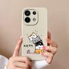 Für Xiaomi Redmi Note 13 Pro 13R Turbo 3 13 A3 Hülle Handyhülle Cartoon-Muster Katze Kameraschutz Anti Drop Matte Weiche Silikon Gehäuse Shell Capa