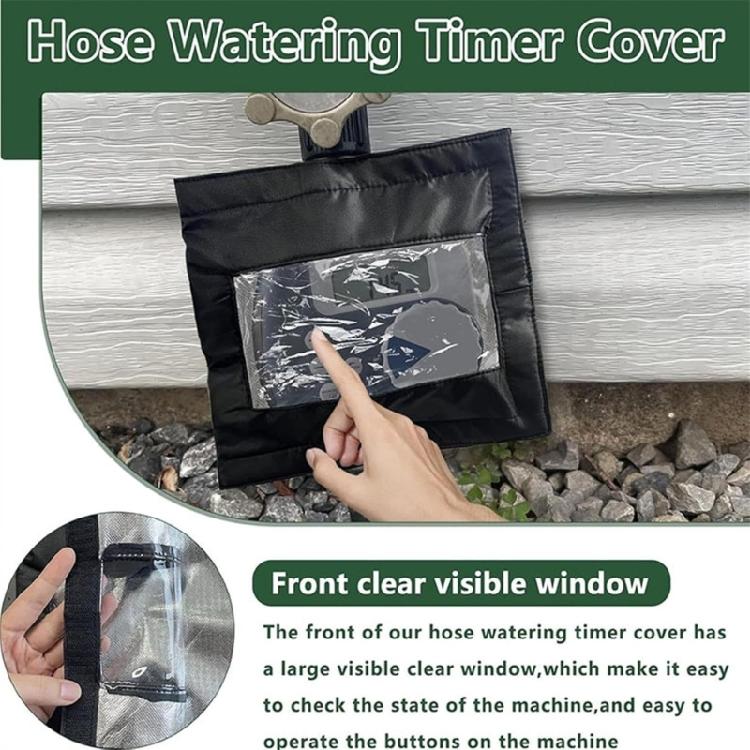 Winterized Hose Timers Cover Sun Protective Sleeve Outdoor Durable Enclosures With Quick Fasteners For Irrigation Systems