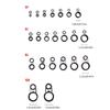 Fishing Rod Guides Set Tip Repair Set Rod Repair Set Fishing Accessories Fishing Rod Guide Rings Fishing Rod Guides Tip